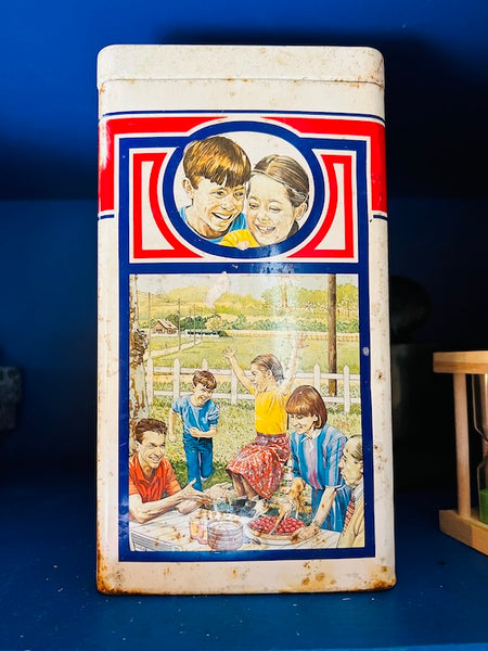 Boite métallique vintage Francine farine de blé