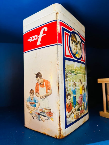Boite métallique vintage Francine farine de blé