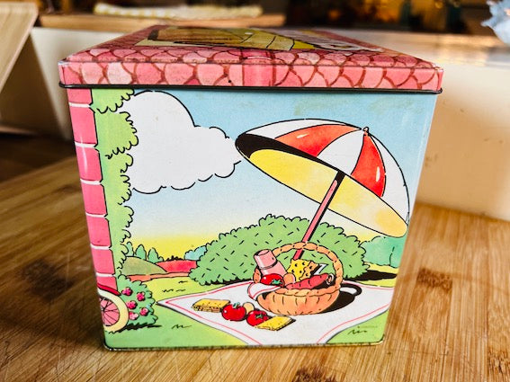 Boite métallique vintage Cracotte