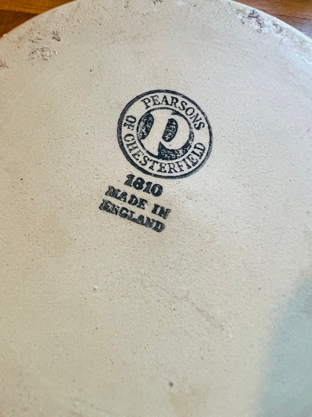 Pot à ustensiles de cuisine vintage en grès Pearsons of Chesterfield - England