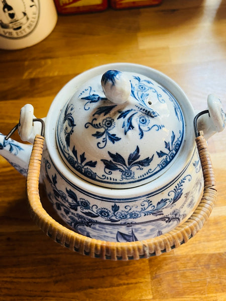 Théière / service à cacao vintage Bensdorp en faïence- Heijstee Smit & Co. Amsterdam - Années 30