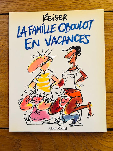 Collection de 7 albums brochés vintages de Reiser - Années 80