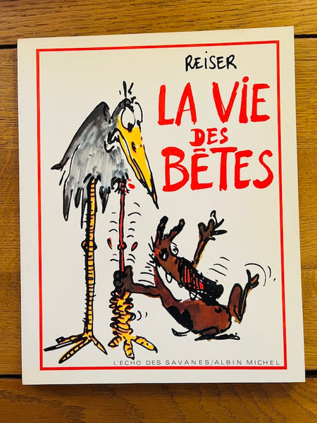 Collection de 7 albums brochés vintages de Reiser - Années 80