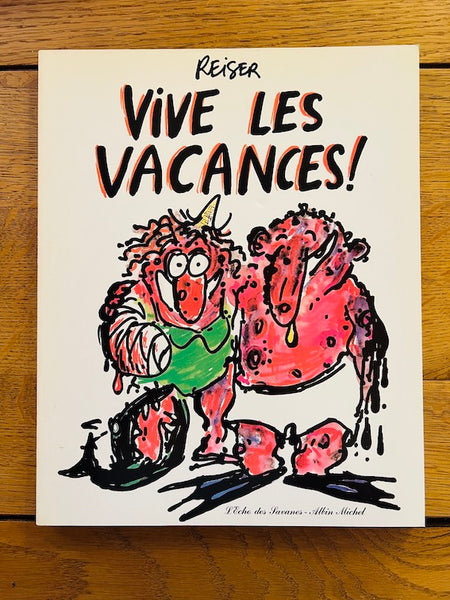 Collection de 7 albums brochés vintages de Reiser - Années 80