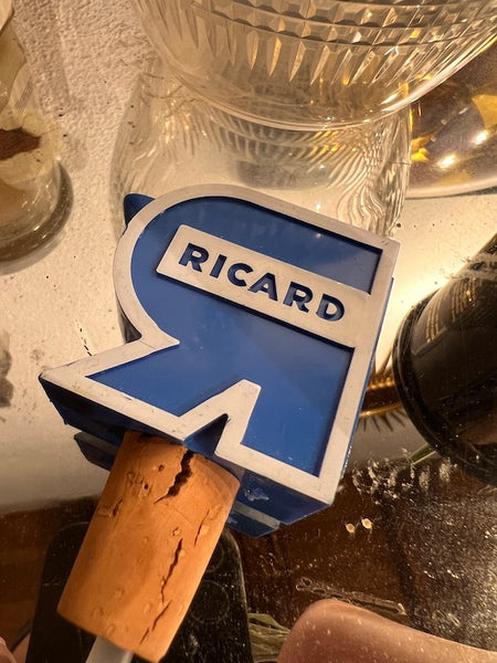 Bouchon doseur / bac verseur Ricard vintage bleu - Années 70