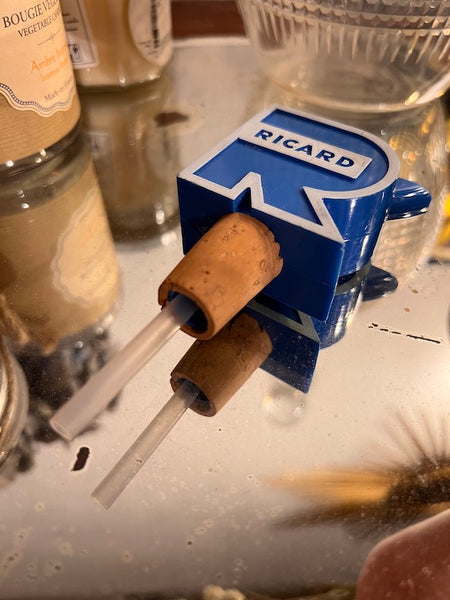Bouchon doseur / bac verseur Ricard vintage bleu - Années 70