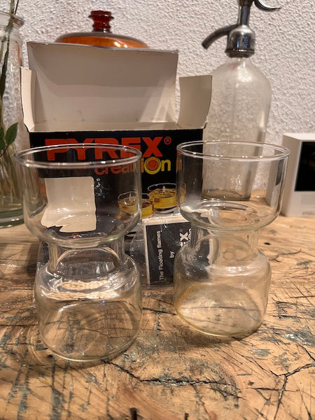 Feux flottants vintages Pyrex Création - Années 80