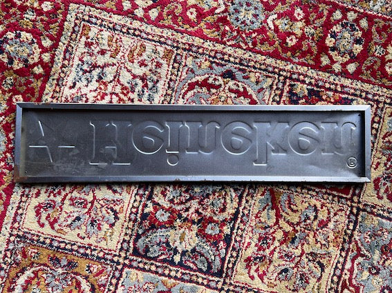 Plaque métallique de bar vintage Heineken - 68cm