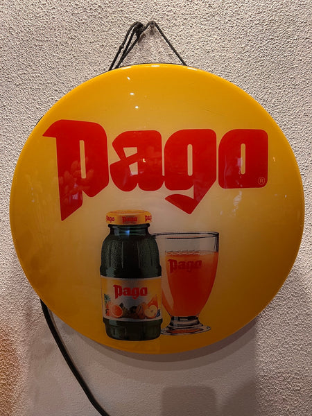 Enseigne lumineuse vintage de bar / bistrot Pago