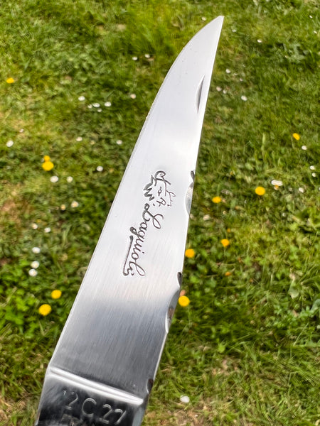 Couteau vintage Laguiole véritable Coutellerie Chevalarias 10cm