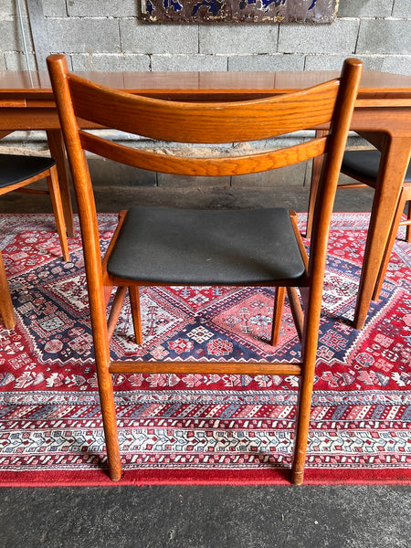 Lot de 3 chaises vintages de style scandinave - Années 60