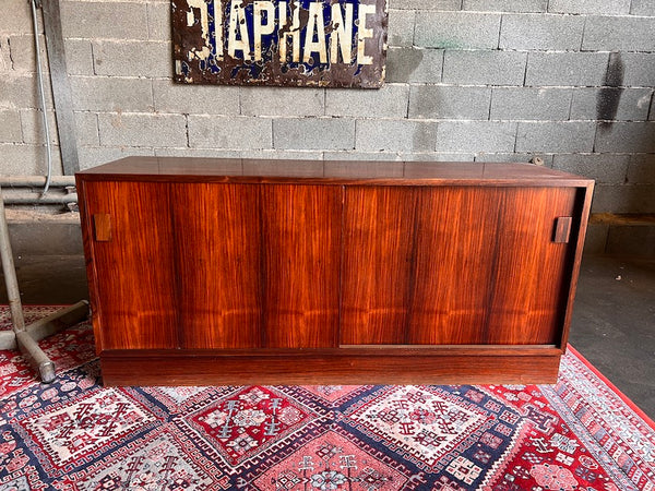 Le Sélectionneur - Brocante - Enfilade scandinave vintage en teck Dr Visby J - Made in Denmark - Années 70