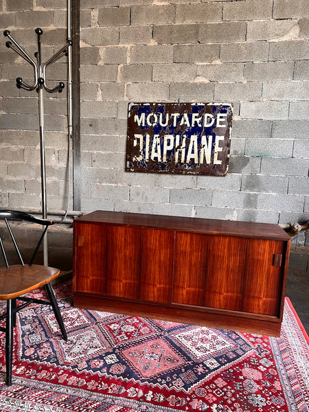 Enfilade scandinave vintage en teck Dr Visby J - Made in Denmark - Années 70