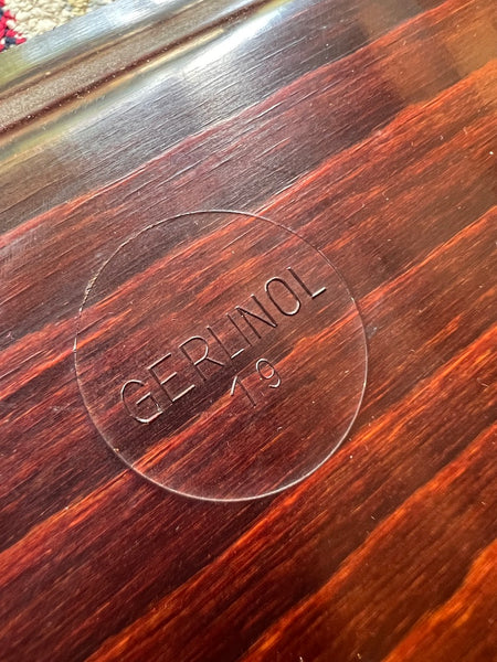 Desserte pliante vintage Gerlinol 19 formica et laiton - Germany - Années 70