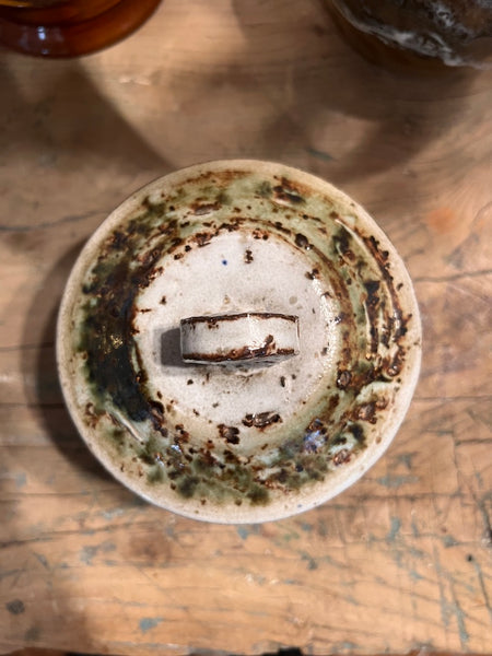 Bonbonnière / pot vintage en céramique Albert Thiry (1932-1990) - Vallauris - Années 60