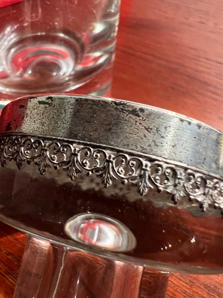 Vodka set vintage en cristal - Made in Italy - Années 70