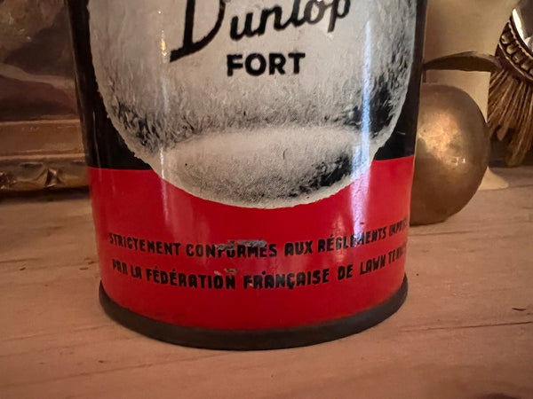 Boite de balles vintage Dunlop Fort Tennis Balls - Années 50