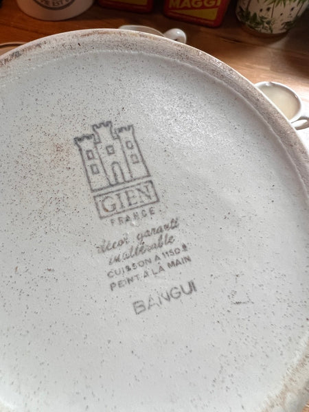 Service à café vintage Gien France modèle Bangui