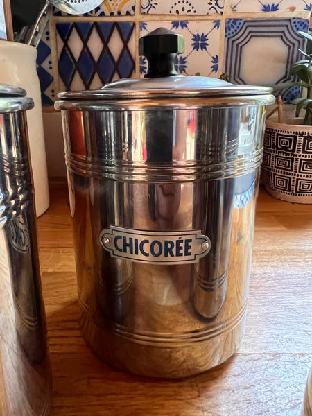 3 pots de cuisine vintages DAB - POLA - en cuivre chromé - Années 70