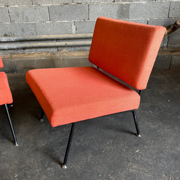 Le Sélectionneur - Brocante - Paire de chauffeuses modèle 31 par Florence Knoll - Années 50
