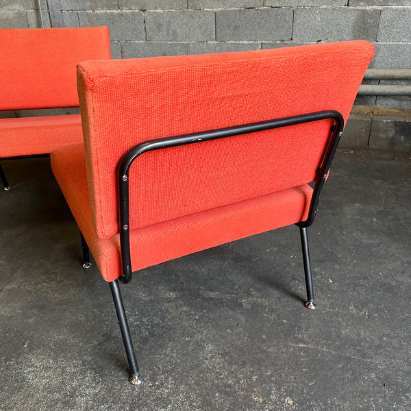 Le Sélectionneur - Brocante - Paire de chauffeuses modèle 31 par Florence Knoll - Années 50