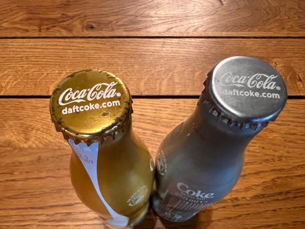 Duo de bouteilles Coca Cola X Daft Punk or et argent - 2011