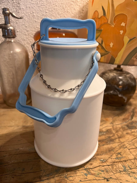 Petit pot à lait vintage en plastique - Années 60
