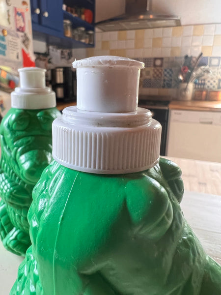 Gourde vide pour enfant vintage Krazy Kooler crocodile - Made in Mexico - 90's