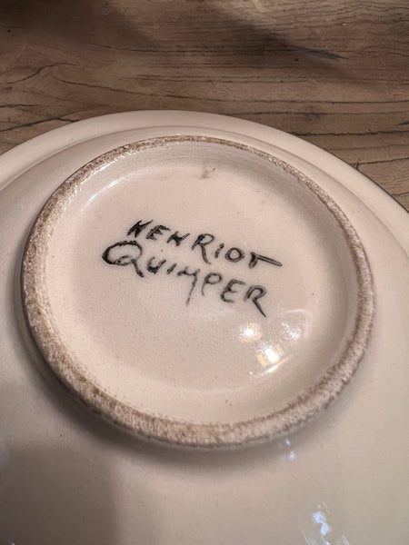 Cendrier vide poche humoristique vintage - Henriot Quimper