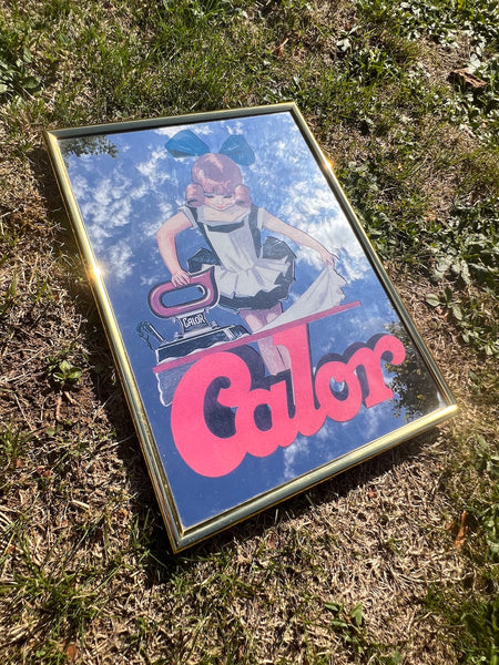 Miroir publicitaire vintage Calor 38x28cm