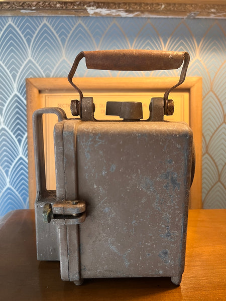 Lampe vintage SNCF de garde-barrière / de cheminot