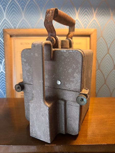 Lampe vintage SNCF de garde-barrière / de cheminot
