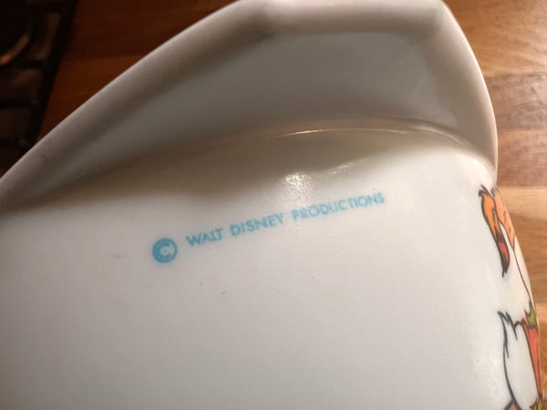 Bol à oreilles vintage en mélamine Plastorex Made in France - Walt Disney - Années 70/80