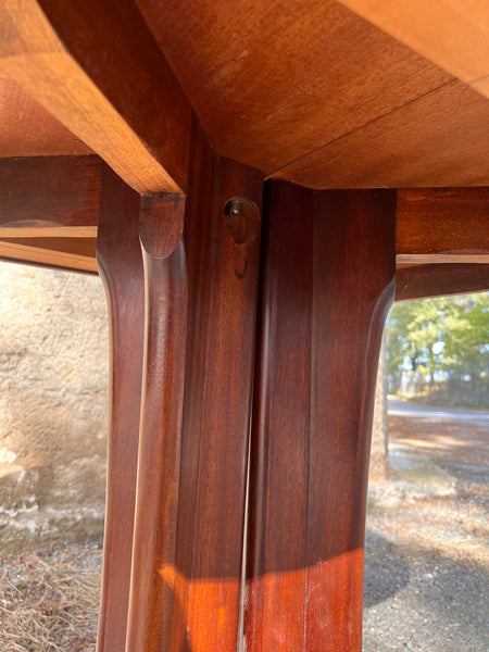 Table à manger extensible scandinave par Niels Otto Moller en bois de rose Danemark 1960