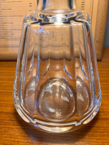 Carafe vintage en cristal taillé Baccarat France modèle Talleyrand - Années 50/60