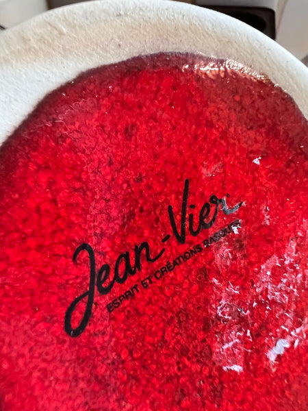 Huilier de table Jean-Vier en céramique rouge modèle Mauléon - Pays Basque